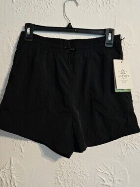 Alpine Design Women's 3.5" Woven Shortie XS NWT Pure Black